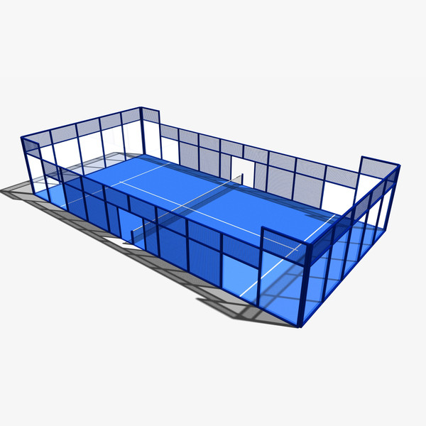 paddle court 3d x - Paddle court by samuel perales